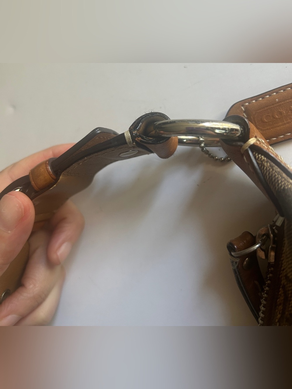 Vtg Coach Hamptons Shoulder Bag - Picture 7 of 16